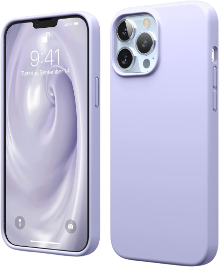 LT Silikon Hülle für iPhone 14, 14 Pro, 14 Pro Max, Ultra Dünne Leichte Weiche Stoßfest Schutzhülle Flexible TPU Matte Handyhülle Kratzfest Case Cover - 5 Farben